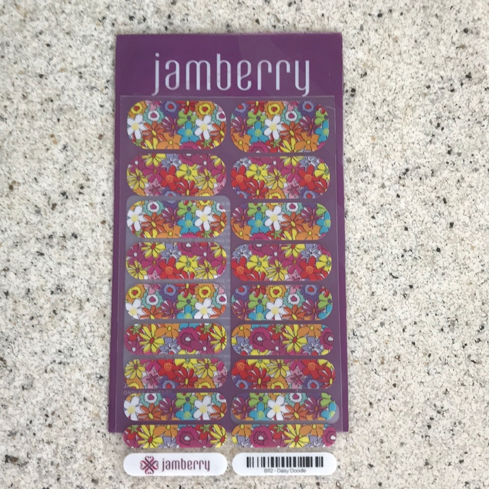 Jam berry nail wraps